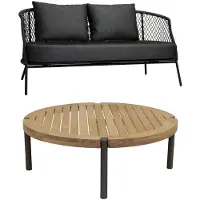 Stern Odea/Taro Gartenlounge-Set 2-teilig rund/2-Sitzer