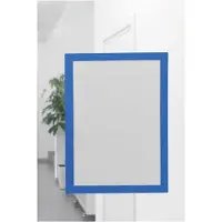 MAGNETOPLAN Inforahmen magnetofix, A4 Hoch-/Querformat, selbstklebend, PP, blau, 2 Stück
