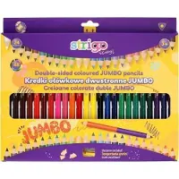 Stigo Jumbo-Dreikant-Bleistiftstifte, 24 Stück. STRIGO