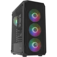 Natec Shobo SH4F RGB Midi Tower Black