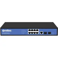 Ernitec Managed Layer 2+ Switch, 8 x
