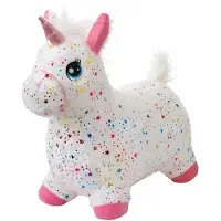 Krea Hop And Bounce Plush Horse, Rainbow (36-2033)
