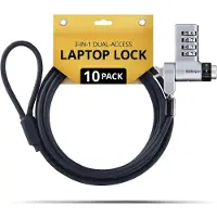 StarTech.com UDUOKA10-LAPTOP-LOCK 10-PACK 3-IN-1 LAPTOP LOCK NMS NS