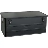 Alutec Aluminiumbox Classic 142 Schwarz, 142 ltr., (LxBxH) 870 X 460 X 355 mm
