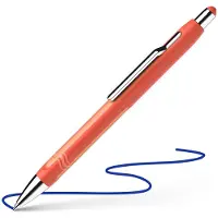 Schneider Kugelschreiber Epsilon mit Visco- Glide-Technologie, warmorange, Mine Slider 775XB