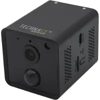 Technaxx TX-190, IP-Sicherheitskamera, Drinnen, Kabellos, Intern, Tisch/Wand, Schwarz