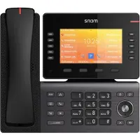 Snom D892M, IP-Telefon, Schwarz, Tisch/Wand, Linux, TFT, 12,7 cm (5")