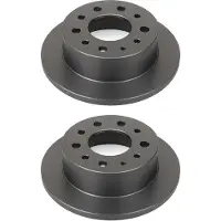 Valeo 2 Bremsscheiben Hinterachse voll Ø 79 mm 16 mm für u.a. FIAT DUCATO
