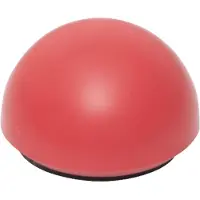 MAUL Magnet MAULpro Recycling, Halbkugel, Haftkraft bis 0,6 kg, Ø 30 x H 20 mm, 85 % Recycling-Kunststoff lackiert, rot, 10 Stück