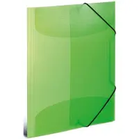 Herma 3 Zeichenmappen DIN A3 hellgrün transparent