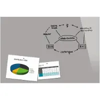 Sigel Glas-Magnettafel Grau (B x H) 90cm x 60cm B1306