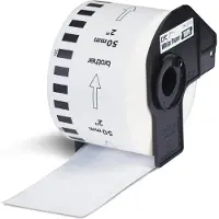 Brother DK-22223 Kontinuierliches Papier für Drucker - 50 mm x 30,48 m (Schwarz, 3 Stück)