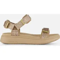 Woden Line Glitter Sandalen Braun EU 38 Frau Braun EU 38
