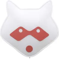 BUOKIDS Soft Wandlampe Waschbär rot