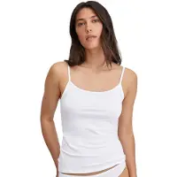 Calida Unterhemd "Unterhemd Spaghetti-Top Essential Cotton 2er Pack"