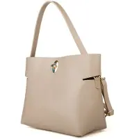 Giulia Umhängetasche Grau Beige