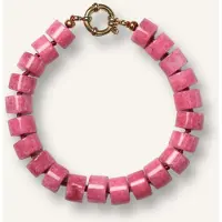 BONNIE STUDIOS Damen Schmuck Phil Bracelet - Roze - Größe ONESIZE