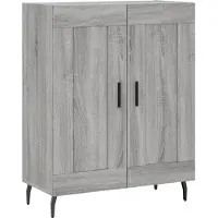 vidaXL Sideboard Grau Sonoma 69,5x34x90 cm Holzwerkstoff