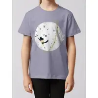 Wat? Apparel T-Shirt Planet mit Eis in Lavender | Gr.: 152-164