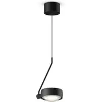Occhio Sento filo singolo up LED-Pendelleuchte Schwarz matt-Sento E-variabel-mit air-mit LED (2700K) +++ Musterleuchte +++