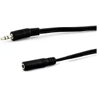 E+p B 125, 3.5mm, Männlich, 3.5mm, Weiblich, 3 m, Schwarz