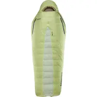 Therm-A-Rest - Bequemer Schlafsack aus natürlichen Daunen - Boost 650 32F/0C Meadow Green - Größe Regular wide - Grün