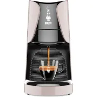 Bialetti 098150533, Pod-Kaffeemaschine, 0,4 l, Kaffeepad, 1450 W, Grau