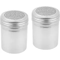 Semoic (2er Set) Dredge Shakers 10 oz, Edelstahl Spice Shakers Backen / Kochen