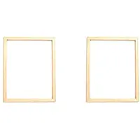 Semoic 2 Stücke 40X30cm Holz Rahmen DIY Bilder Rahmen Kunst Geeignet für Hause Dekor Malerei Digitale Diamant Zeichnung Gemälde