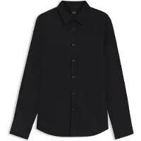 BOSS Regular-Fit Hemd aus strukturierter Stretch-Baumwolle Grösse S