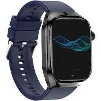 INF Smartwatch mit EKG, Herzfrequenz, Blutdruck, Schlaf, Schrittzähler Blau
