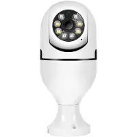 INF E27 Glühbirnen-Überwachungskamera - Weiß, 1080p WiFi Überwachung mit Nachtsicht