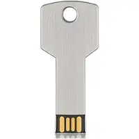 Zandona Usb-Stick mit Hoher Kapazität, Metall, Schlüsselform, 32 Gb, Silber, Echte Kapazität, Speichergeräte, U-Disk