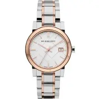 Burberry Damenuhr The City BU9105, INOX, Goldfarben / Silberfarben