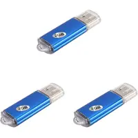 Semoic 3X 2GB USB 2.0 Flash U-Disk Blau