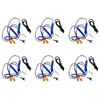 Semoic 6X Ohrstöpsel -Kopfhörer für die Arbeit, Geräuschunterdrückung, Gehörschutz, Baustellen, Laute Orte, Blau