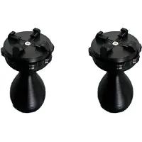 Zandona 2X 3D-Gedruckter Modell-Farbständer, Miniatur-Malhalter, Handbemalter Fester Tischhalter, Handgehaltener Stabilisator