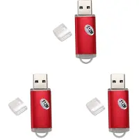 Semoic 3X USB 2.0 Flash Memory Stick Stick Speicher Thumb Farbe: Rot KapazitäT: 512MB