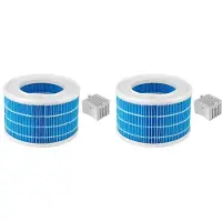 Zandona 2X Luftbefeuchter-Filterelement für Mijia Luftbefeuchter CJSJSQ02XY HEPA-Filterteilpaket Luftbefeuchterfilter
