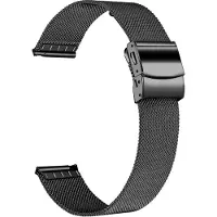 INF Armband Edelstahl Garmin Venu 3S / Forerunner 265s 18 mm Black