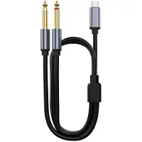 INF Type-C auf Dual 6,35mm Audio Kabel - Verbinden Sie Ihre Geräte mit Leichtigkeit 3 m