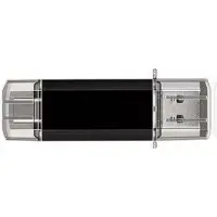 INF Kurzer 2-in-1 USB-Stick USB 3.0 High Speed für PC und Smartphone Schwarz 32 GB