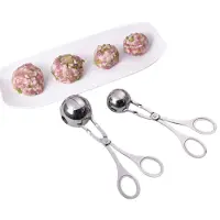 INF Fleischbällchenzange / Schaufel für Fleischbällchen, 2er-Pack mit 2 Größen