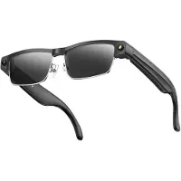 INF Intelligente AI Brille Silberrahmen: HD-Kamera, Übersetzung, Stereo Sound Schwarz