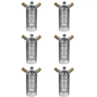 Semoic 6X Doppel Schichtige Sauce Öl Flasche 2 in 1 Essig Glas Flasche Gewürz Gewürz Versiegelte Küche Vorrats Flaschen Gläser