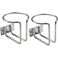Semoic 2 StüCke Edelstahl Auto Boot Ring Cup GeträNke Halter Flaschen StäNder für Marine Yacht Lkw Wohnmobil