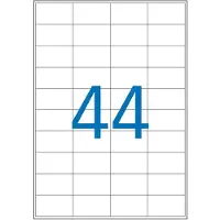 Agipa Wetterfeste Etiketten, 48,5 x 25,4 mm, transparent