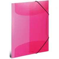 Herma 3 Sammelmappen DIN A4 pink transparent