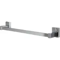 Ximax Handtuchstange, (BxLxT): 54,2 x 7,5 x 7,5 cm, chromfarben, Stahl, Kunststoff - silberfarben