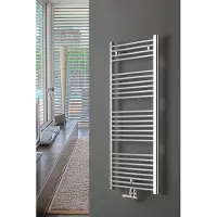 Ximax Badheizkörper Chrom Chromheizkörper gerade C1 Mittenanschluss Höhe 916 mm, Breite 600 mm 375 Watt